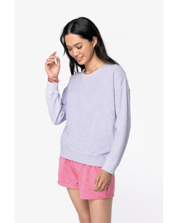 Sweatshirt NATIVE SPIRIT Umweltfreundliches Damen-Sweatshirt aus Frottee personalisierbar