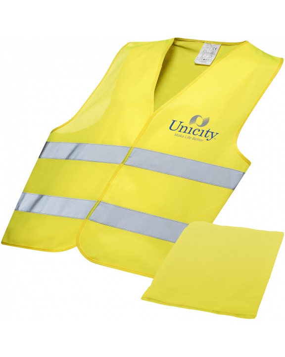 Gilet de sécurité personnalisable 4DO Gilet de sécurité dans une pochette pour usage professionnel Watch-out RFX™
