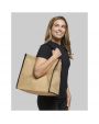 4DO Harry farbige Jute Tragetasche 25L Tote Bag personalisierbar