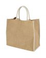 4DO Harry farbige Jute Tragetasche 25L Tote Bag personalisierbar