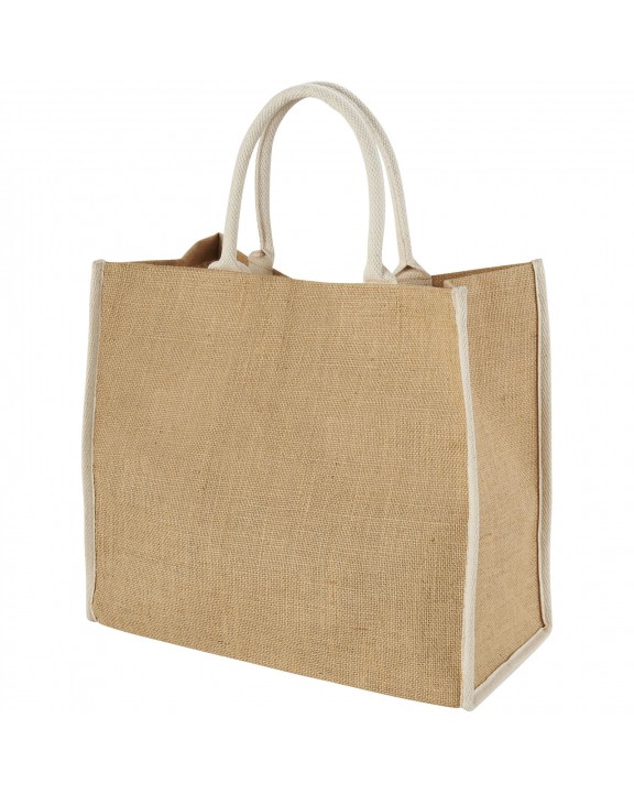4DO Harry farbige Jute Tragetasche 25L Tote Bag personalisierbar