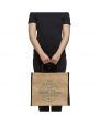 4DO Harry farbige Jute Tragetasche 25L Tote Bag personalisierbar