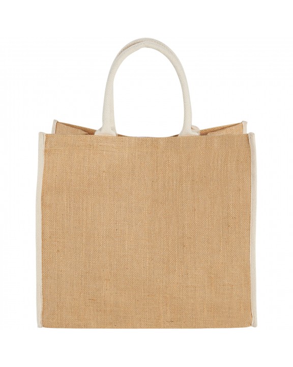 4DO Harry farbige Jute Tragetasche 25L Tote Bag personalisierbar