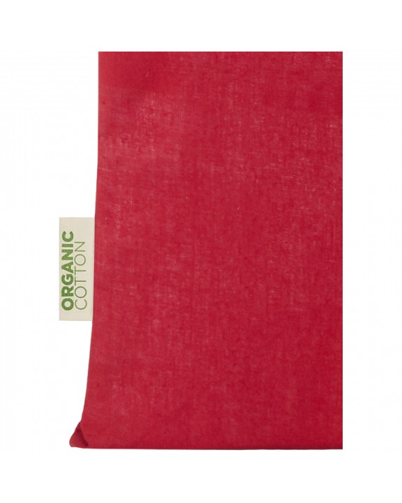 Tote bag personnalisable 4DO Orissa 100 g/m² Sac fourre-tout en coton biologique 7L
