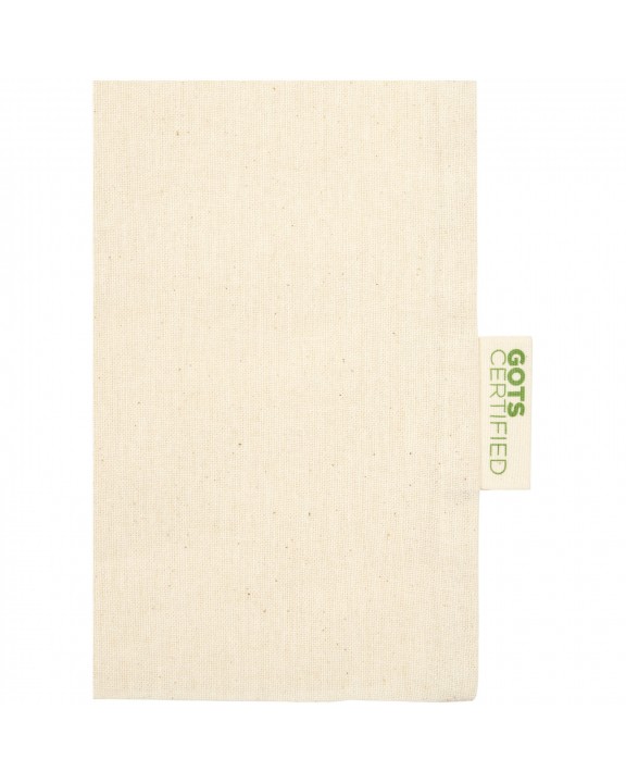 Tote bag personnalisable 4DO Orissa 100 g/m² Sac fourre-tout en coton biologique 7L