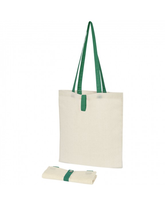 Tote bag 4DO Nevada 100 g/m² katoenen opvouwbare draagtas 7L voor bedrukking &amp; borduring