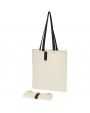 Tote bag 4DO Nevada 100 g/m² katoenen opvouwbare draagtas 7L voor bedrukking &amp; borduring