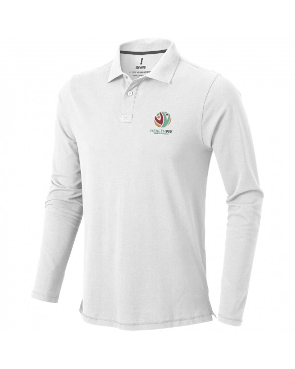 Polo personnalisable ELEVATE Polo manches longues homme Oakville