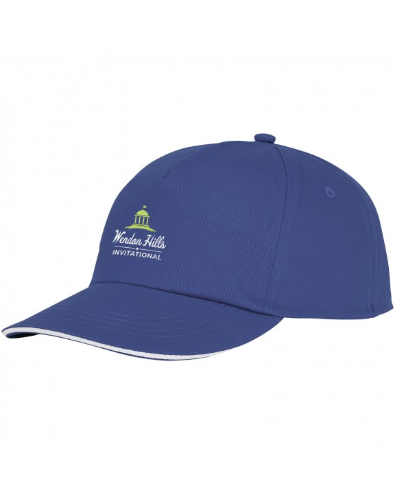 Casquette personnalisable ELEVATE Casquette sandwich 5 panneaux Styx