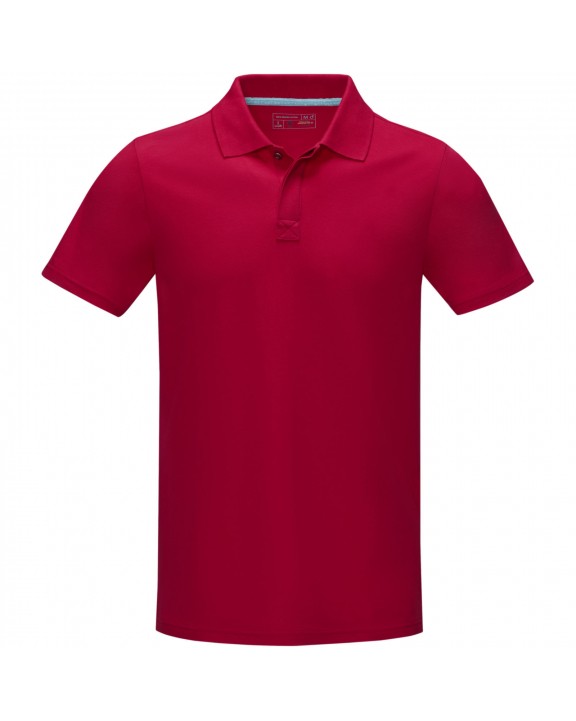 Polo personnalisable ELEVATE Polo Graphite bio manches courtes homme