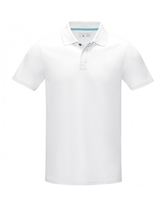 Polo personnalisable ELEVATE Polo Graphite bio manches courtes homme