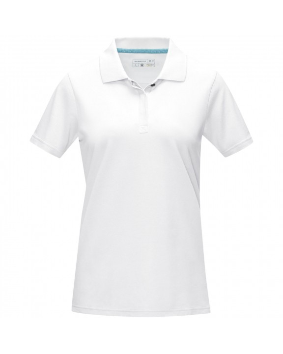 Polo personnalisable ELEVATE Polo Graphite bio manches courtes femme