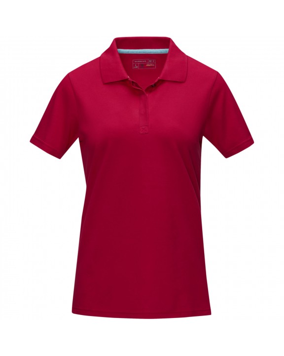 Polo personnalisable ELEVATE Polo Graphite bio manches courtes femme