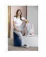 Polo personnalisable ELEVATE Polo Graphite bio manches courtes femme