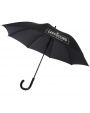 Parapluie personnalisable LUXE Parapluie Fontana de 23" à ouverture automatique avec aspect carbone et poignée courbe