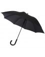 Parapluie personnalisable LUXE Parapluie Fontana de 23" à ouverture automatique avec aspect carbone et poignée courbe