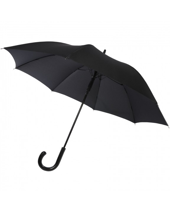 Parapluie personnalisable LUXE Parapluie Fontana de 23" à ouverture automatique avec aspect carbone et poignée courbe