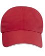 Casquette personnalisable ELEVATE Casquette sandwich 6 panneaux Morion GRS recyclée ajustable