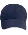 Casquette personnalisable ELEVATE Casquette sandwich 6 panneaux Morion GRS recyclée ajustable
