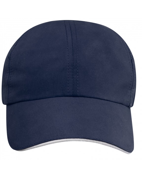 Casquette personnalisable ELEVATE Casquette sandwich 6 panneaux Morion GRS recyclée ajustable