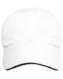 Casquette personnalisable ELEVATE Casquette sandwich 6 panneaux Morion GRS recyclée ajustable