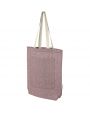 4DO Pheebs 150 g/m² recycelte Tragetasche mit Frontfach 9L Tote Bag personalisierbar