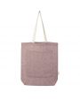 4DO Pheebs 150 g/m² recycelte Tragetasche mit Frontfach 9L Tote Bag personalisierbar
