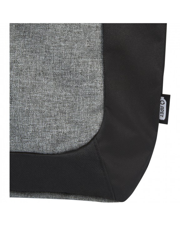 Tote bag personnalisable 4DO Sac shopping Reclaim recyclé GRS bicolore à fermeture éclair de 15 L