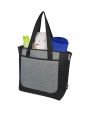 Tote bag personnalisable 4DO Sac shopping Reclaim recyclé GRS bicolore à fermeture éclair de 15 L
