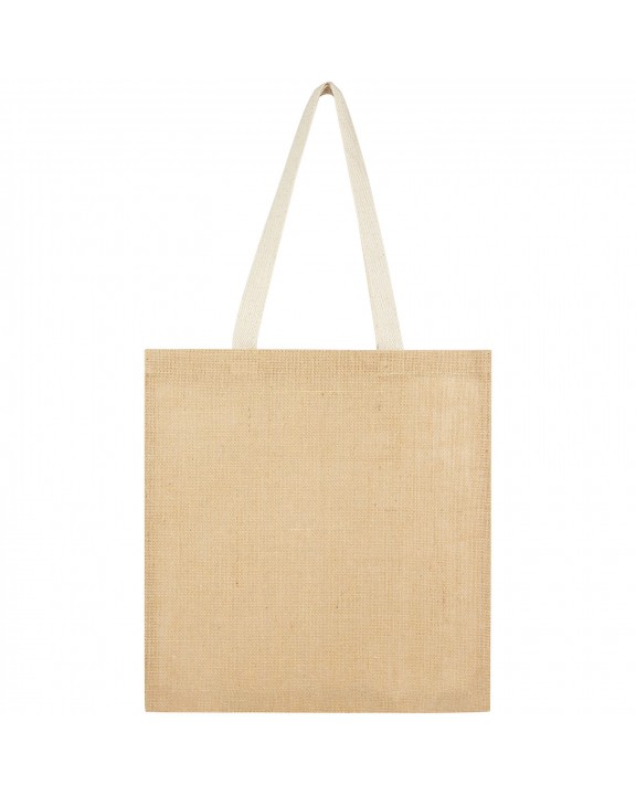 4DO Juta 300 g/m² Jute Tragetasche 7 L Tote Bag personalisierbar
