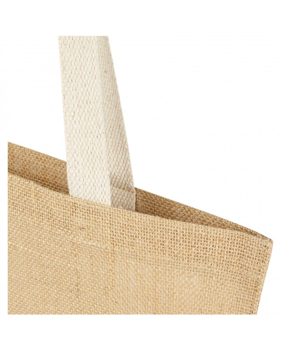 4DO Juta 300 g/m² Jute Tragetasche 7 L Tote Bag personalisierbar