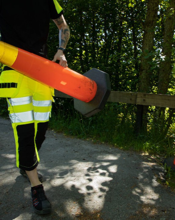 Pantalon personnalisable PROJOB 6577 PANTACOURT EN ISO 20471 CLASSE 2/1