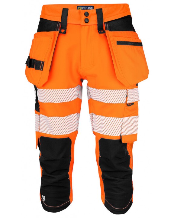 Pantalon personnalisable PROJOB 6577 PANTACOURT EN ISO 20471 CLASSE 2/1