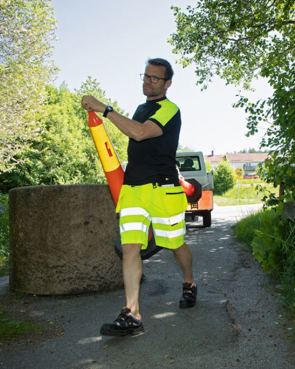 Bermuda & short personnalisable PROJOB 6575 SHORT STRETCH EN ISO 20471 CLASSE 2/1