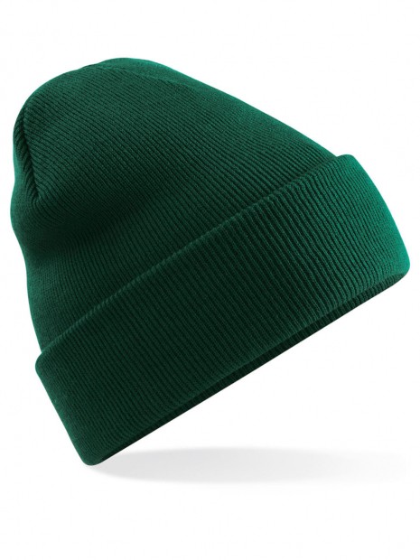 Bonnets, Écharpes & Gants à personnaliser BEECHFIELD POLYLANA® ORIGINAL CUFFED BEANIE vert bouteille
