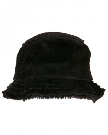 FLEXFIT Fake Fur Bucket Hat Bob-Muetze personalisierbar