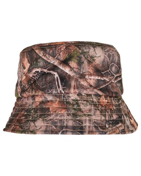 Casquette personnalisable FLEXFIT Sherpa Real Tree Camo Reversible Bucket Hat