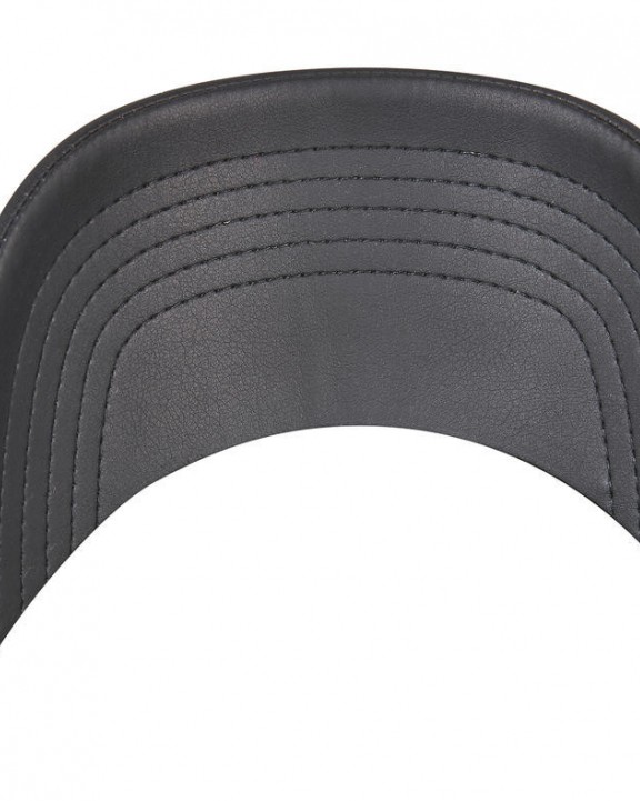 Casquette personnalisable FLEXFIT Synthetic Leather Alpha Shape Dad Cap