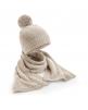 Muts, Sjaal & Wanten BEECHFIELD Knitted Scarf and Beanie Gift Set voor bedrukking & borduring
