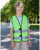 Fluohesje KORNTEX Signal Vest for Kids "Aarhus" voor bedrukking & borduring