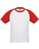 T-Shirt B&C Kinder Baseball-T-Shirt personalisierbar