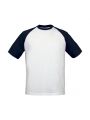 T-shirt B&C T-Shirt Base-Ball voor bedrukking &amp; borduring