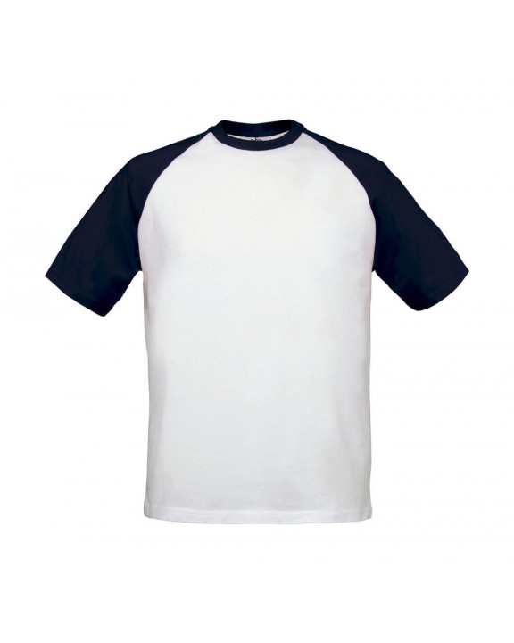 T-shirt B&C T-Shirt Base-Ball voor bedrukking &amp; borduring