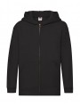 FOL Kids Premium Hooded Sweat Jacket noir personnalisable