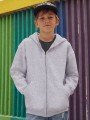 Sweat-shirts à personnaliser FOL Kids Premium Hooded Sweat Jacket heather grey