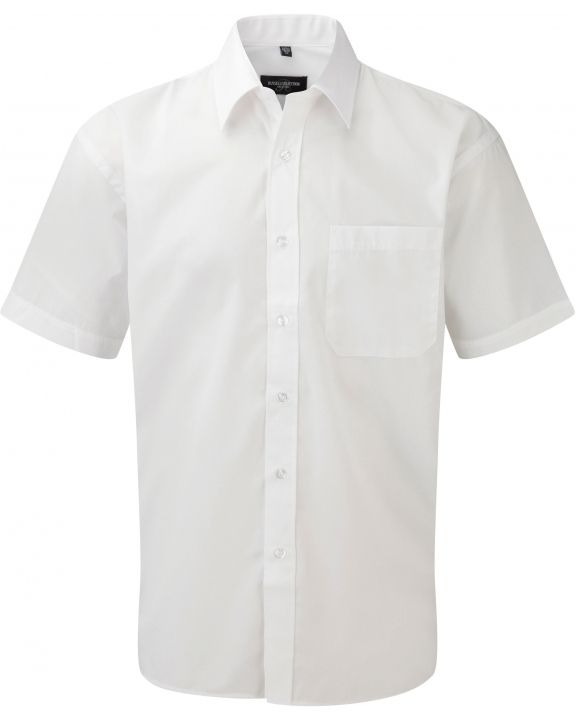 Hemd RUSSELL Men's Ss Polycotton Poplin Shirt voor bedrukking & borduring