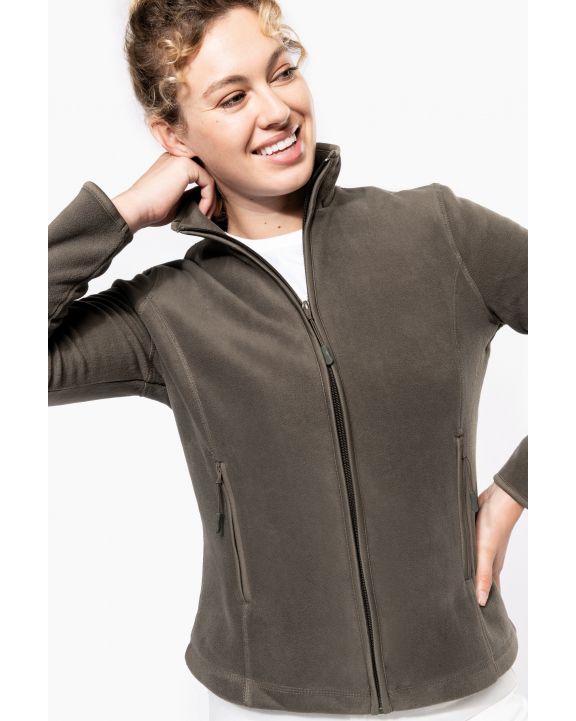 Polar Fleece KARIBAN Mikrofleece-Jacke mit Reißverschluss für Damen personalisierbar