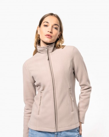 Laine polaire personnalisable KARIBAN Veste micropolaire zippée femme