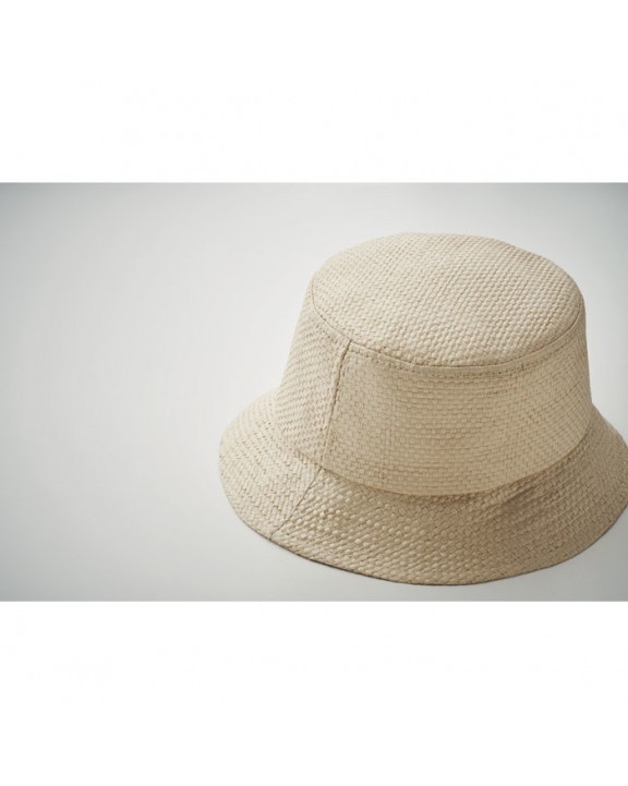 Casquette personnalisable 4DO Bob chapeau en paille de papier