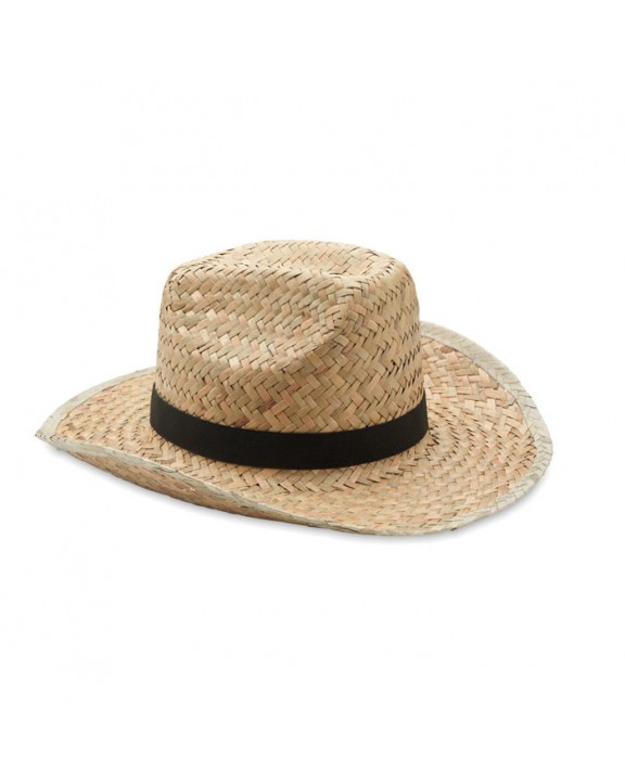 Casquette personnalisable 4DO Chapeau de cow-boy en paille